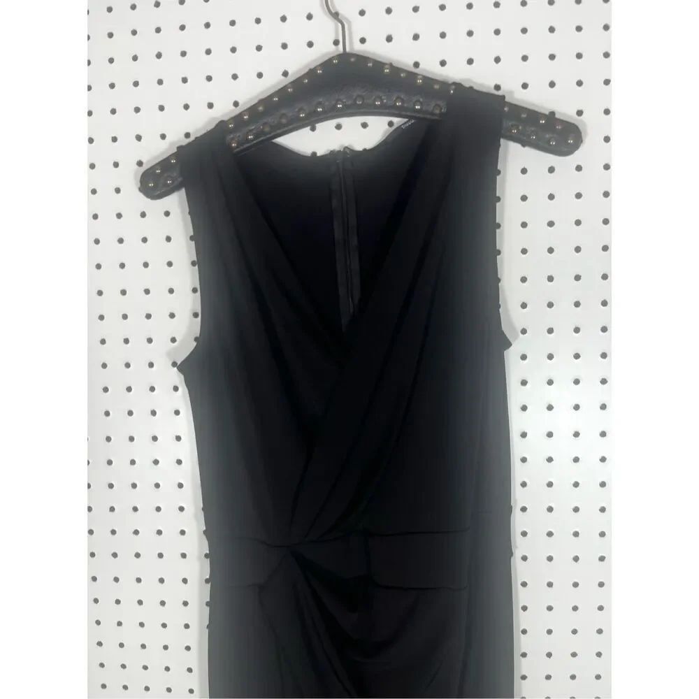Tahari black cocktail dress size xs - Picture 4 of 6